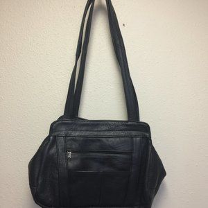 Black Leather Purse